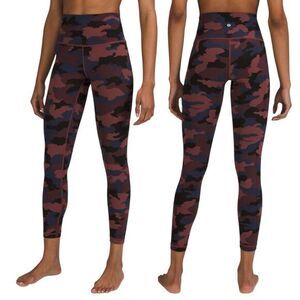 Lululemon Wunder Under High-Rise Tight 25”‎ Camo Luxtreme Leggings Sz 2